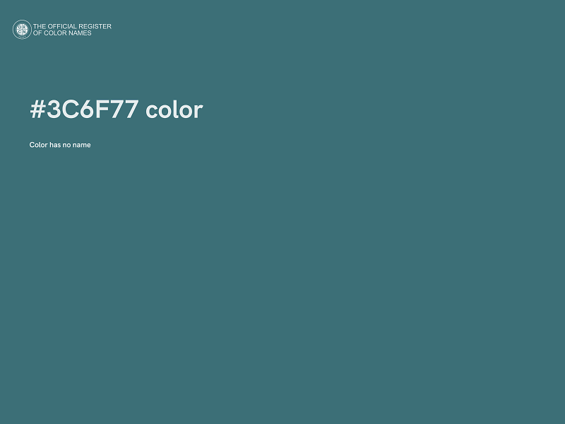 #3C6F77 color image