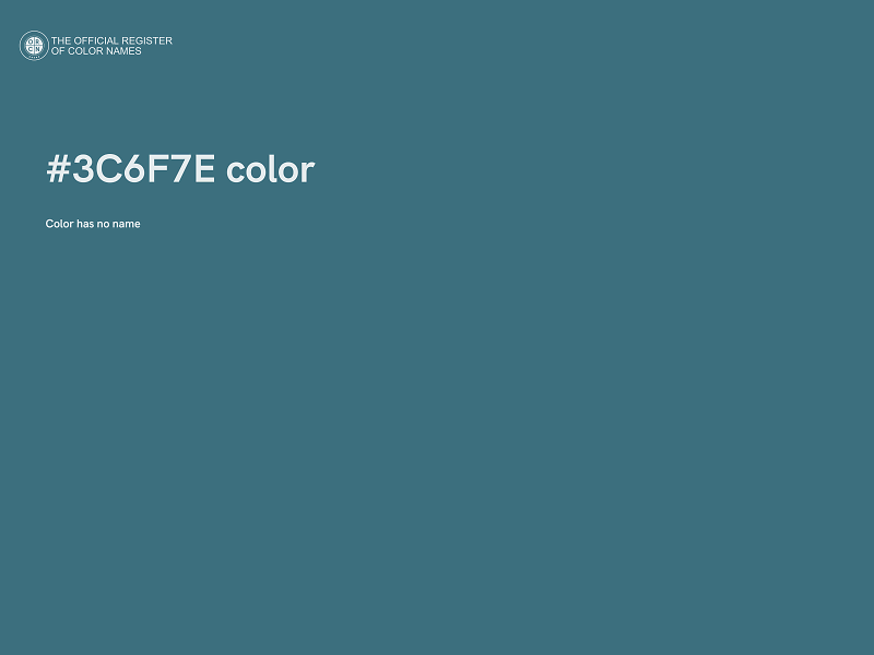 #3C6F7E color image