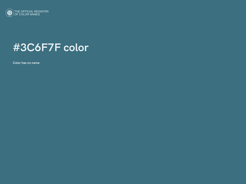 #3C6F7F color image