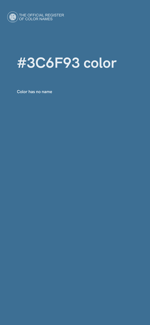 #3C6F93 color image