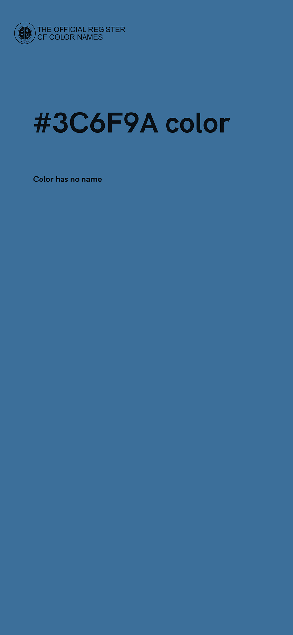 #3C6F9A color image