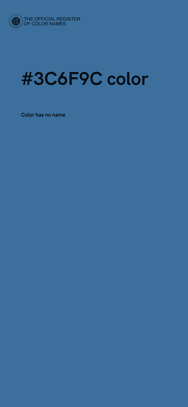 #3C6F9C color image