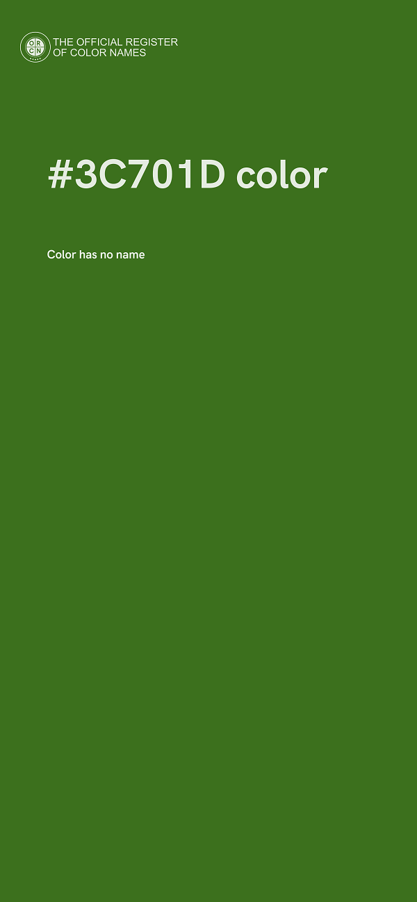 #3C701D color image