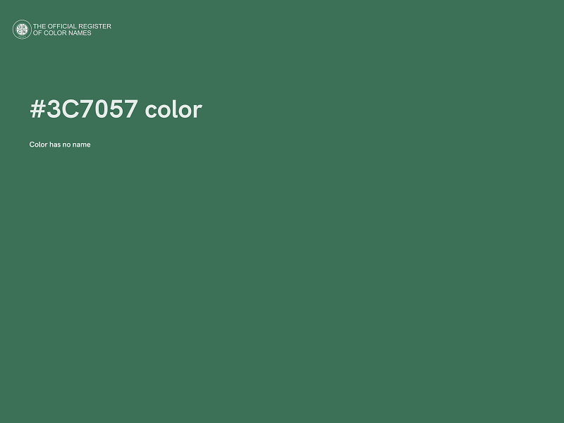 #3C7057 color image