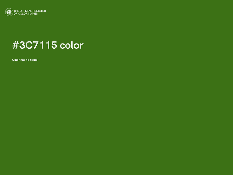 #3C7115 color image
