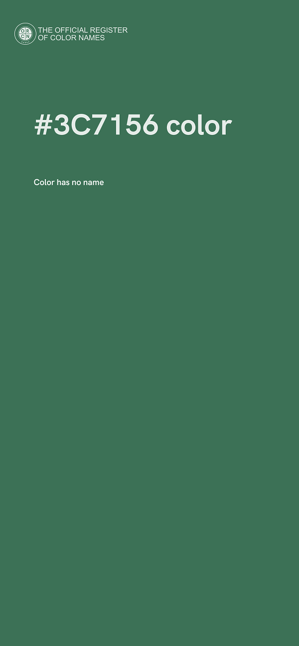 #3C7156 color image