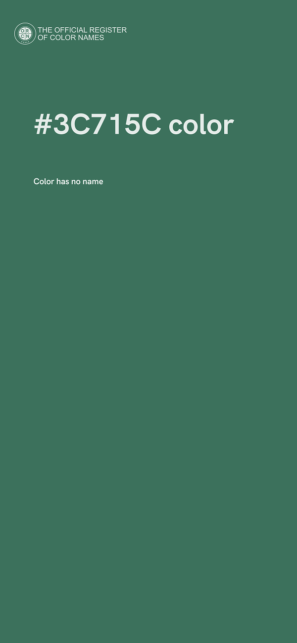 #3C715C color image