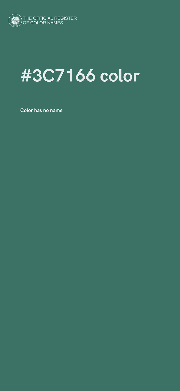 #3C7166 color image