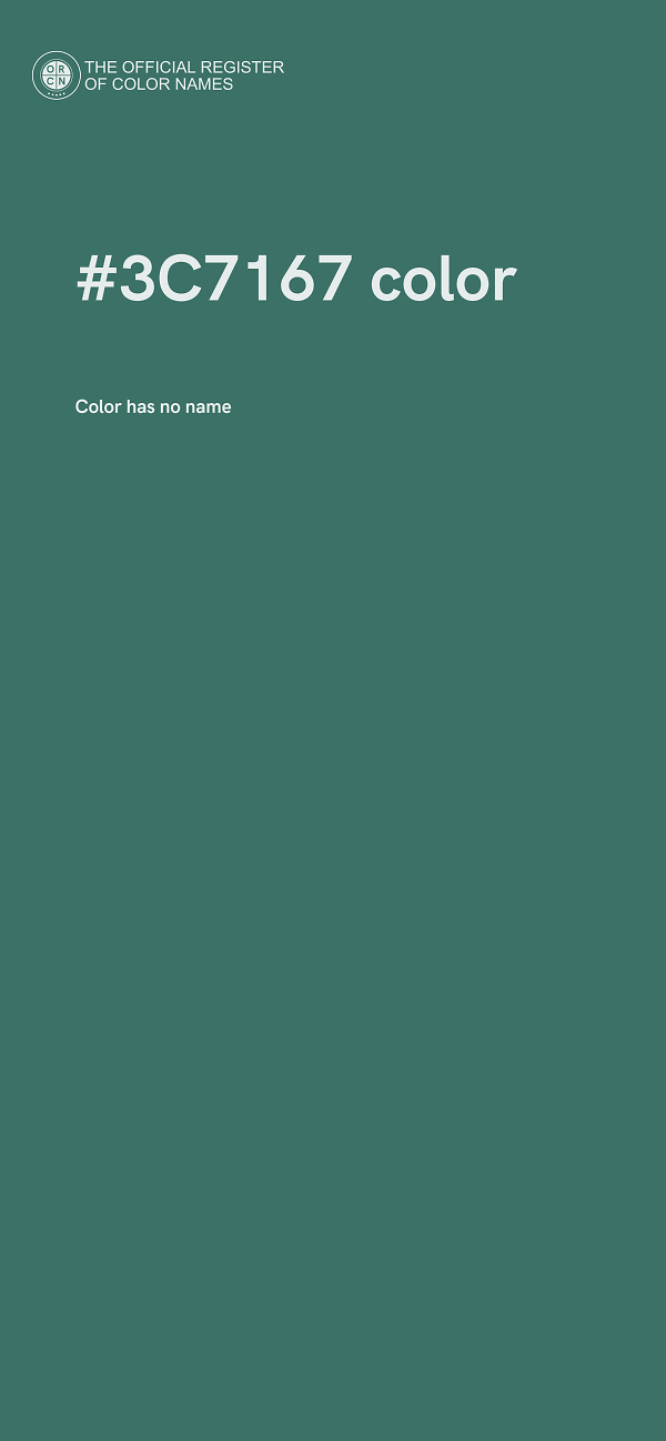 #3C7167 color image
