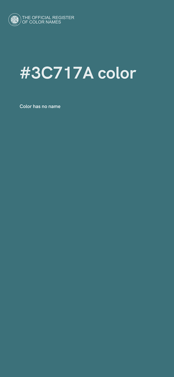 #3C717A color image