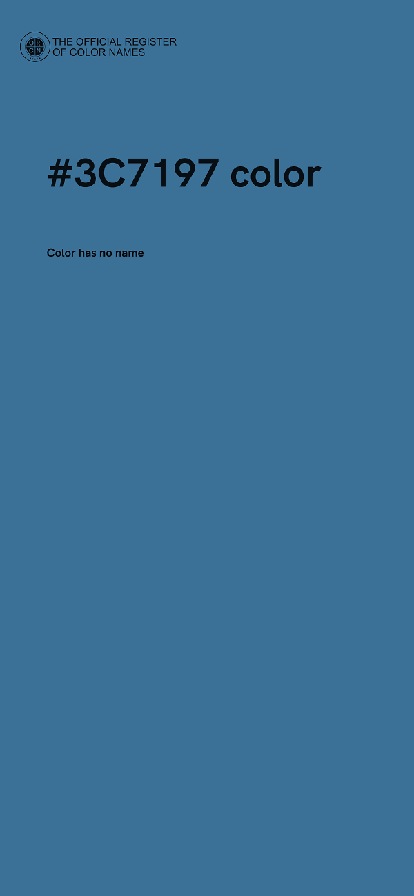 #3C7197 color image