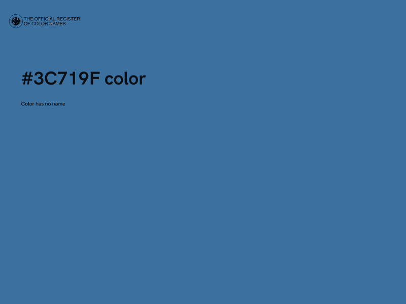 #3C719F color image