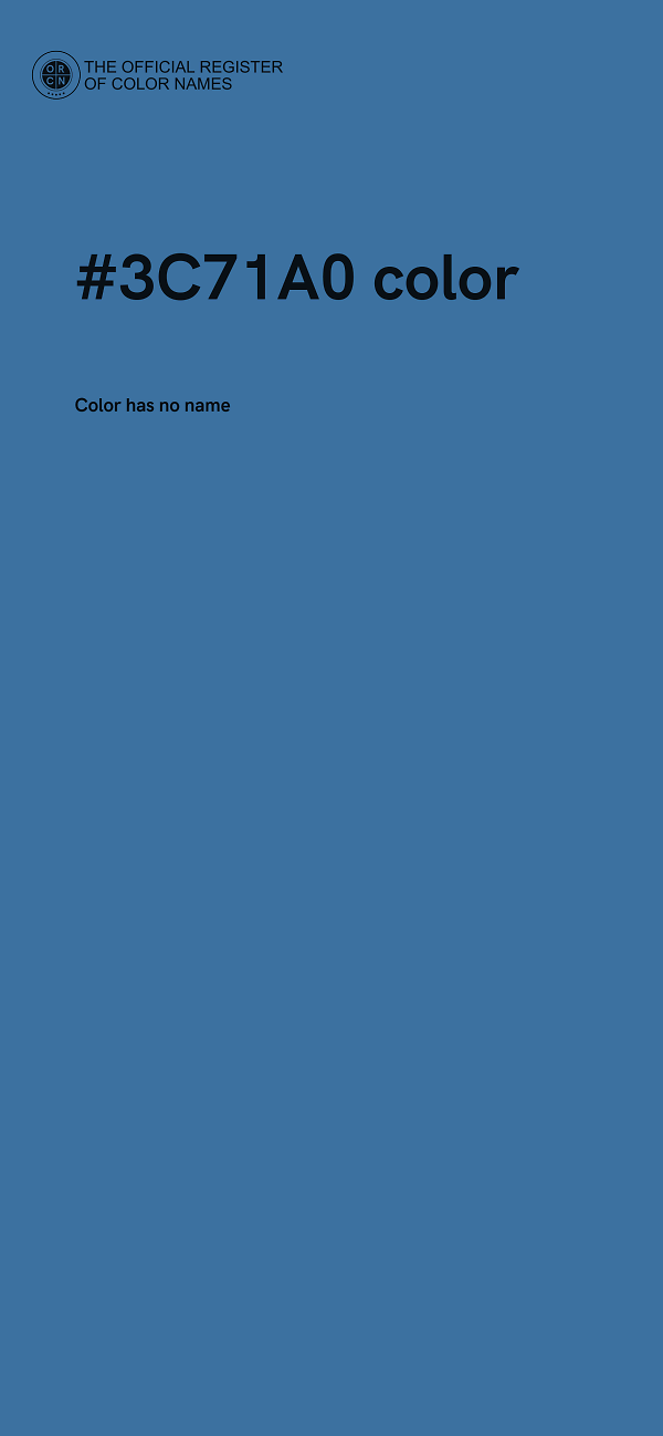 #3C71A0 color image