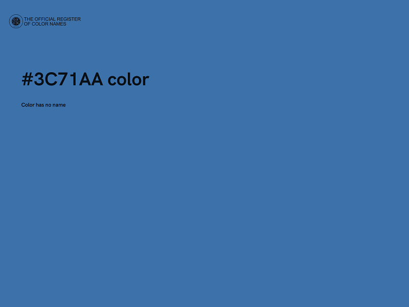 #3C71AA color image