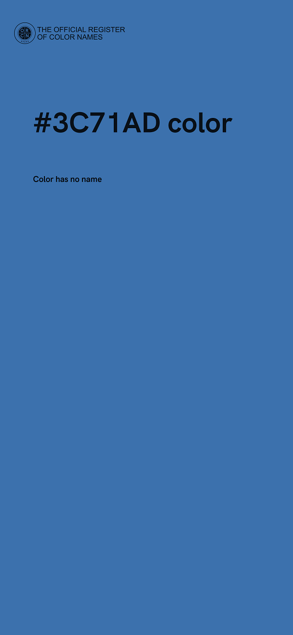 #3C71AD color image