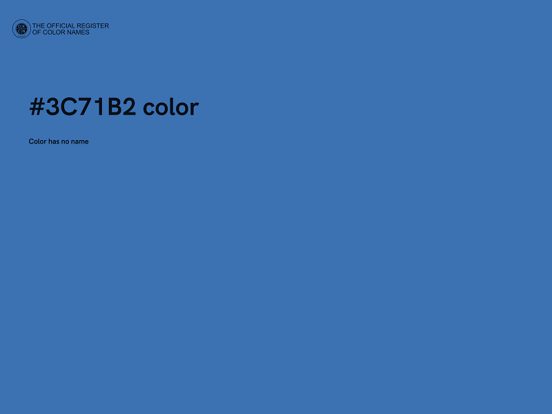 #3C71B2 color image