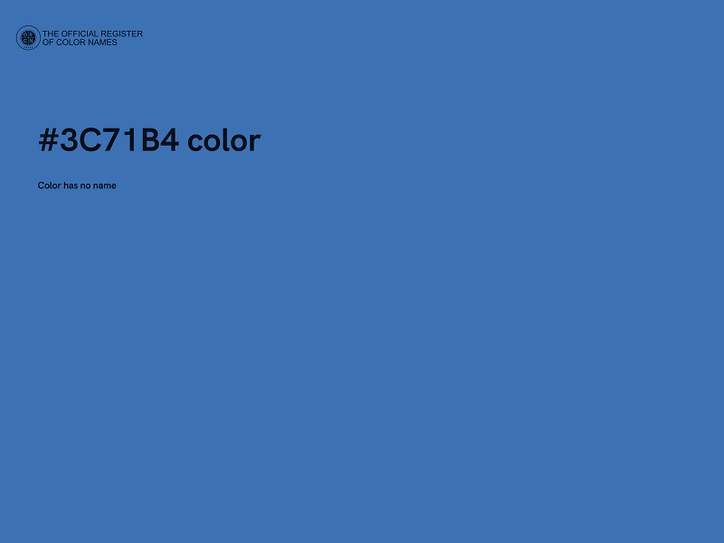 #3C71B4 color image