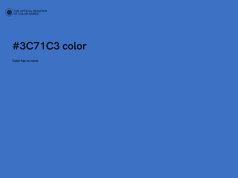 #3C71C3 color image
