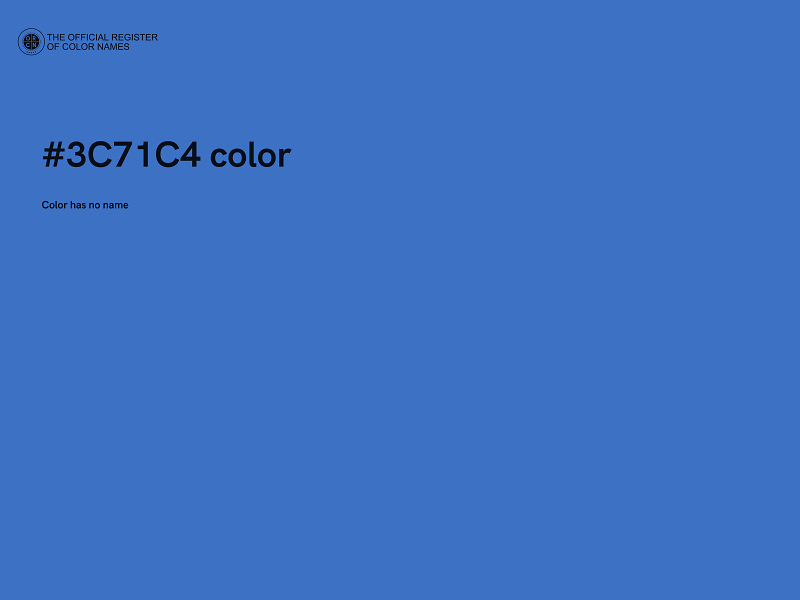 #3C71C4 color image