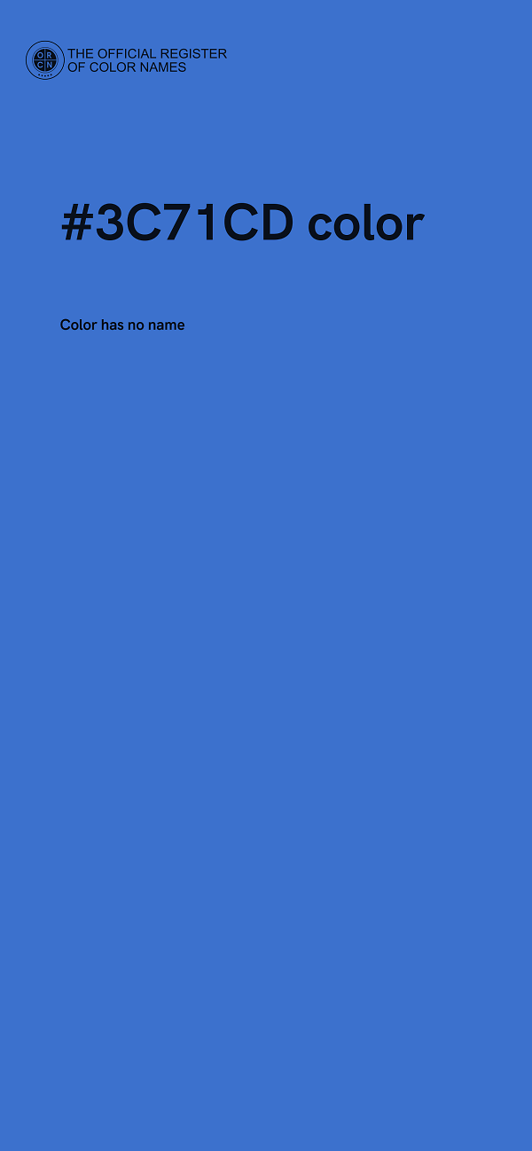 #3C71CD color image