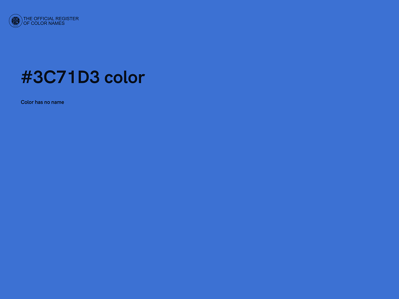 #3C71D3 color image