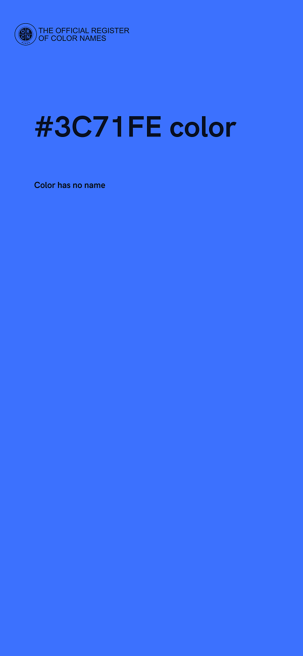 #3C71FE color image
