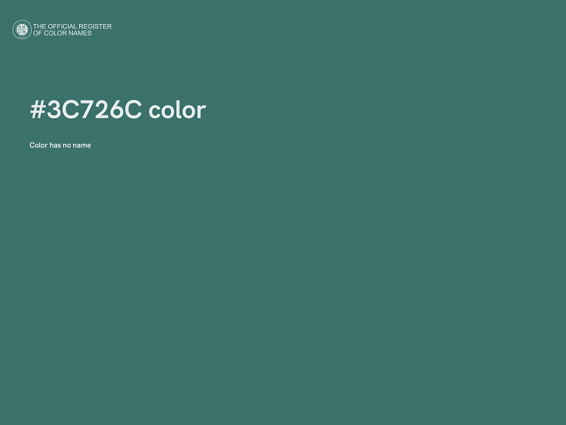 #3C726C color image