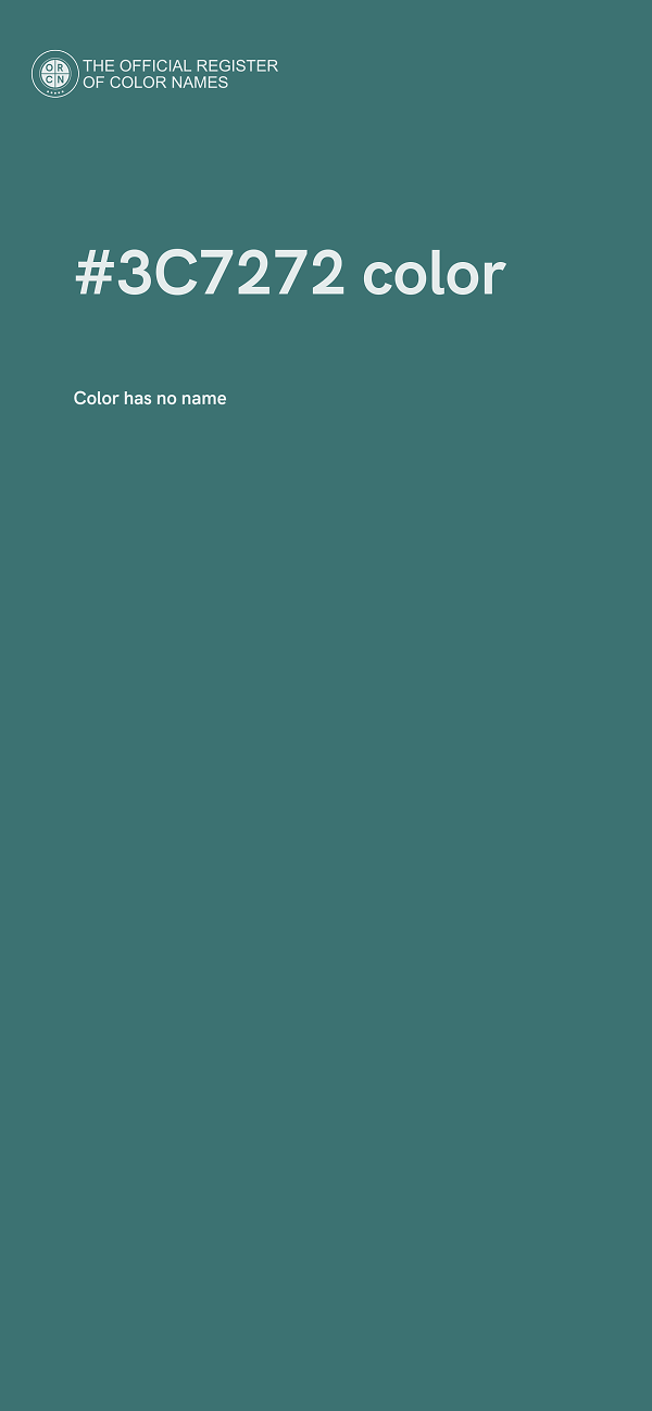 #3C7272 color image