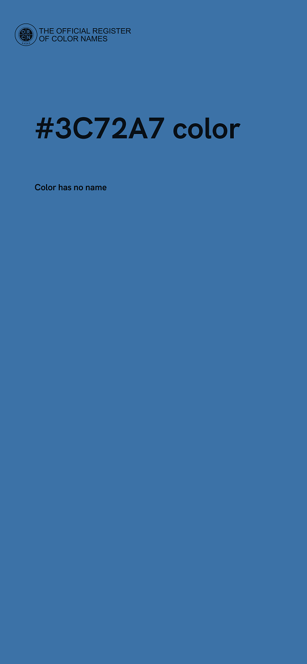 #3C72A7 color image
