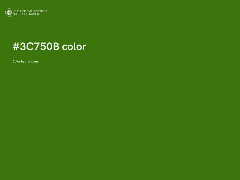 #3C750B color image