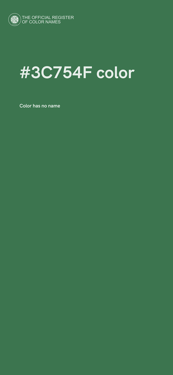 #3C754F color image
