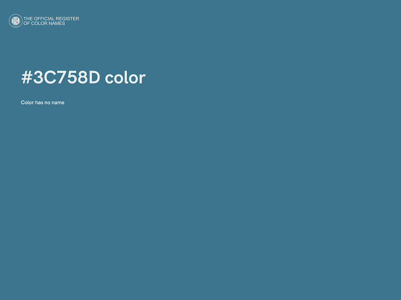 #3C758D color image