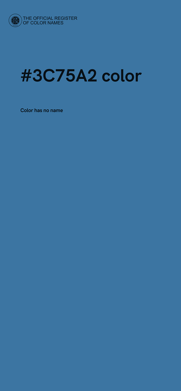 #3C75A2 color image