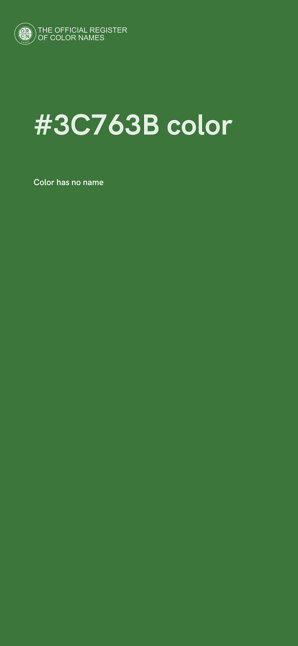 #3C763B color image