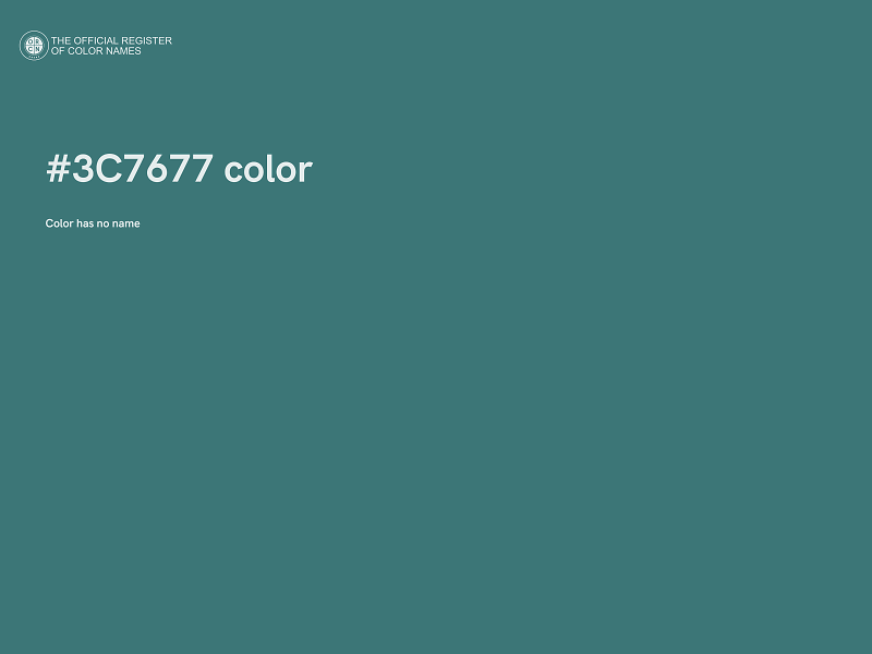 #3C7677 color image