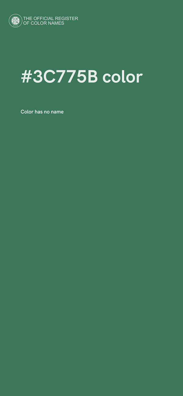 #3C775B color image