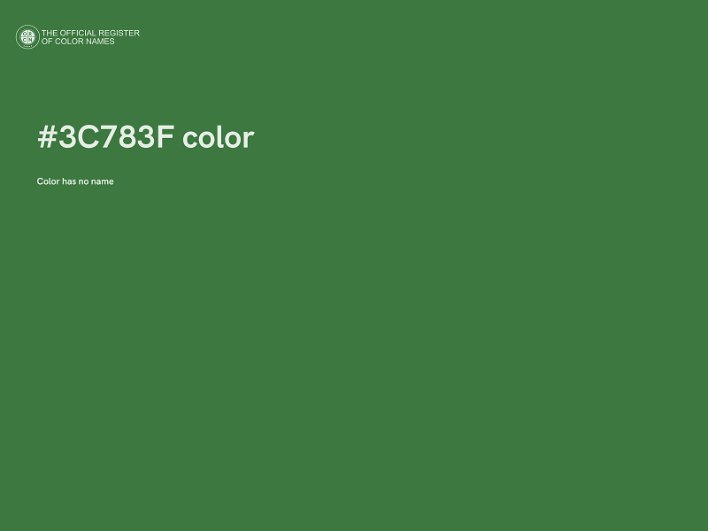 #3C783F color image