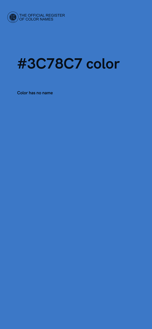 #3C78C7 color image
