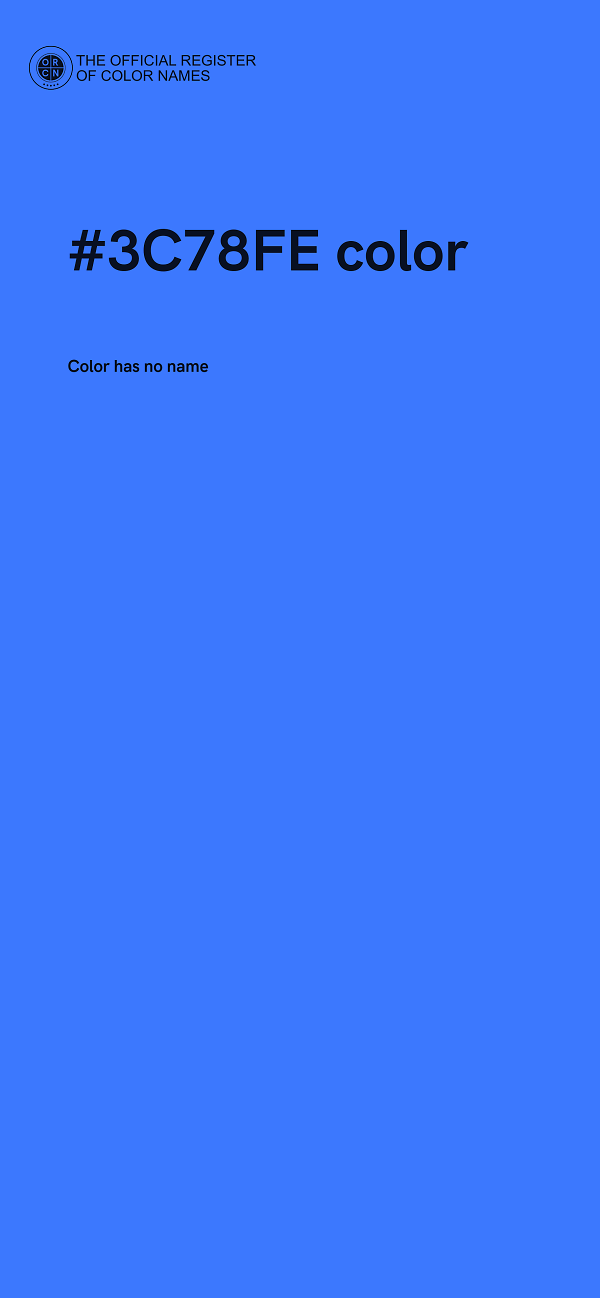#3C78FE color image