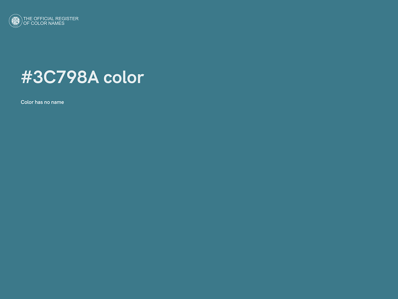 #3C798A color image