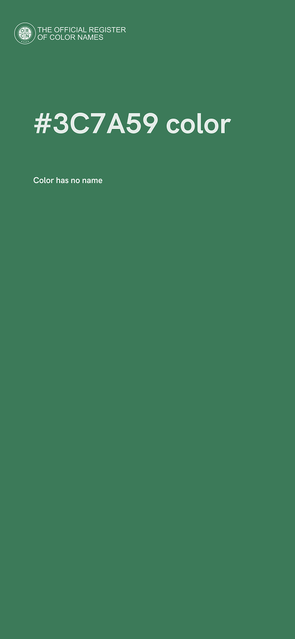 #3C7A59 color image