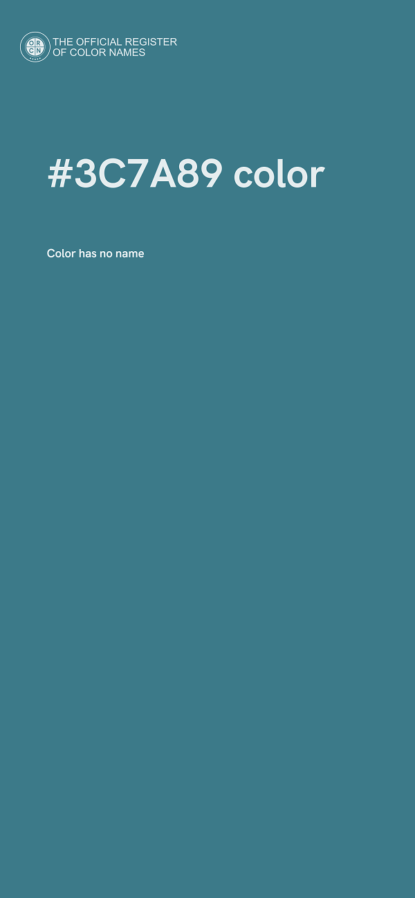 #3C7A89 color image