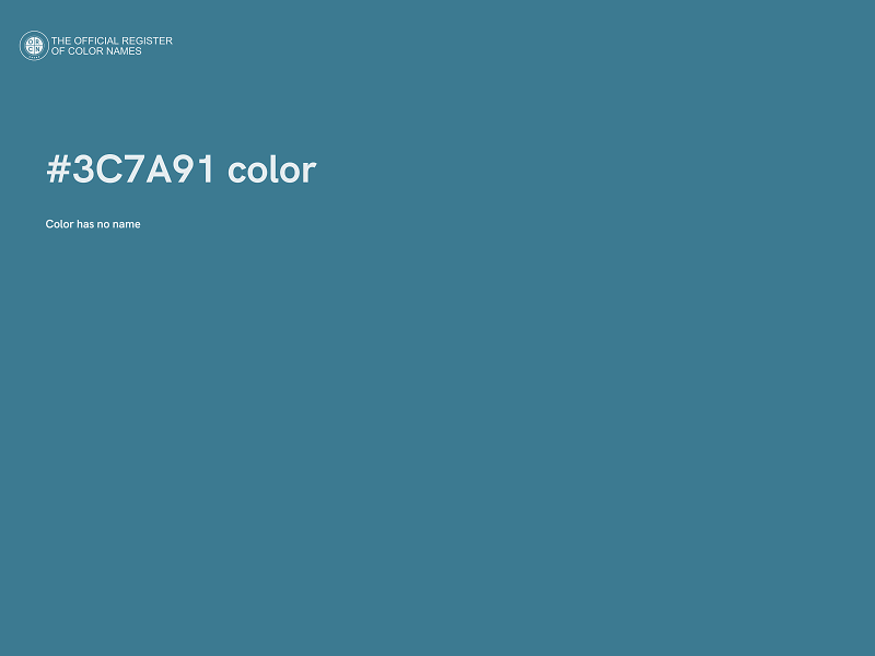 #3C7A91 color image