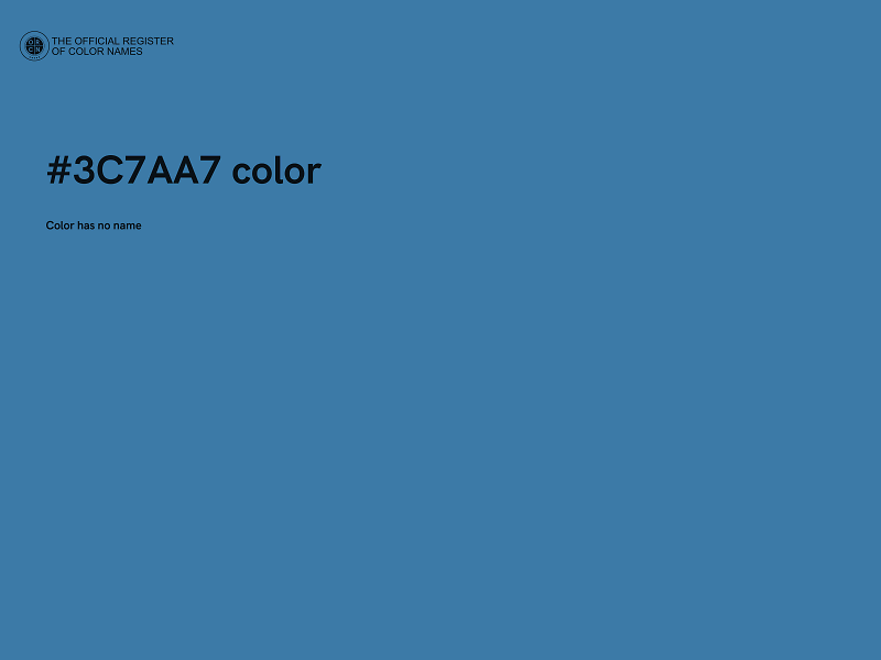 #3C7AA7 color image