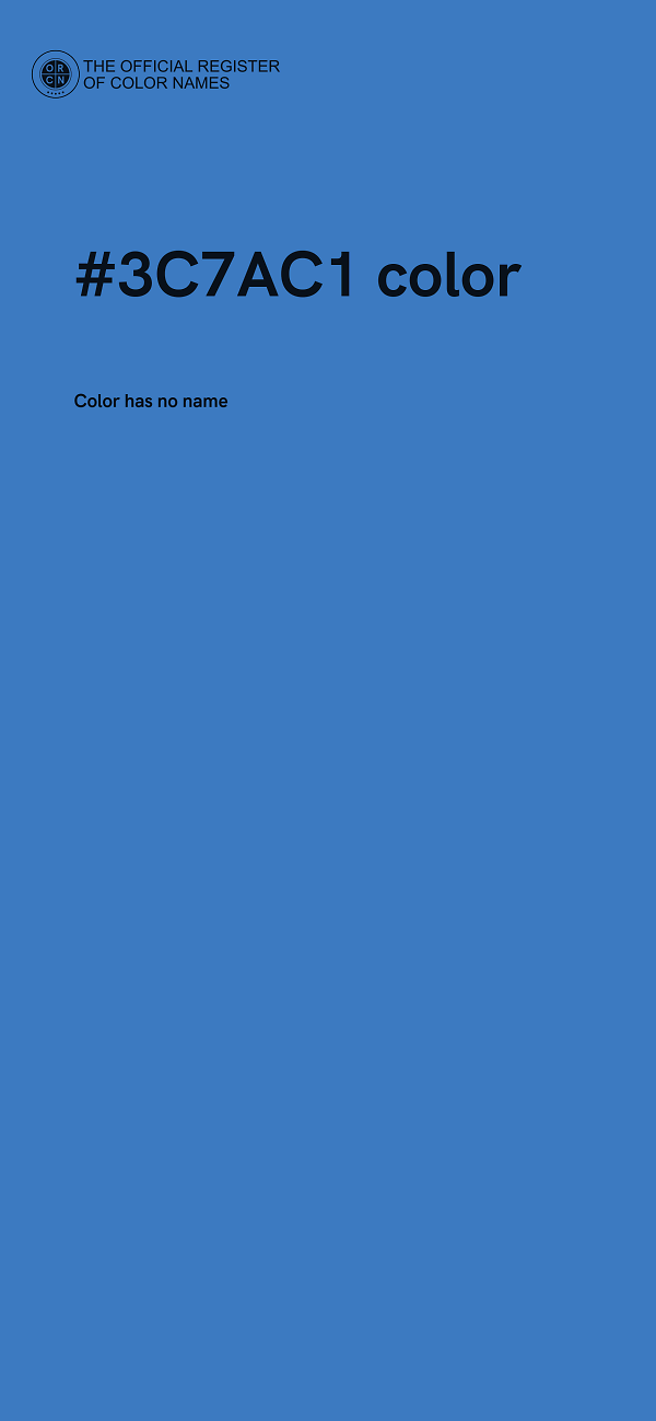 #3C7AC1 color image