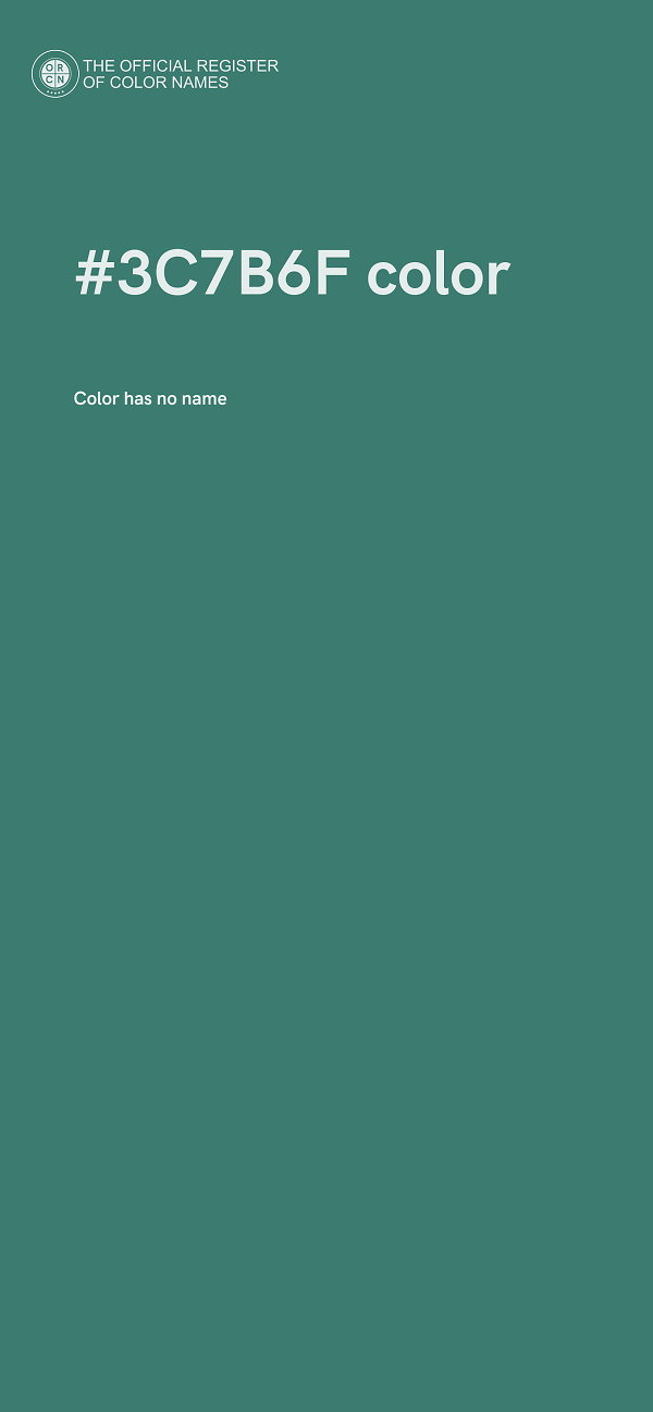 #3C7B6F color image