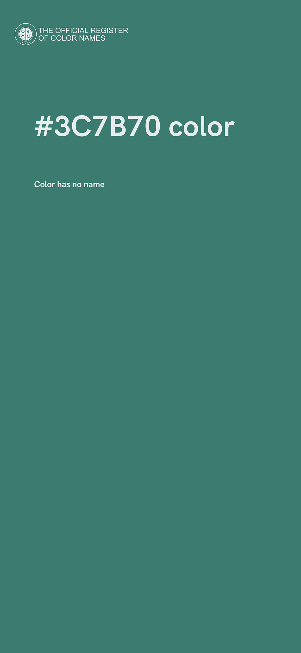 #3C7B70 color image