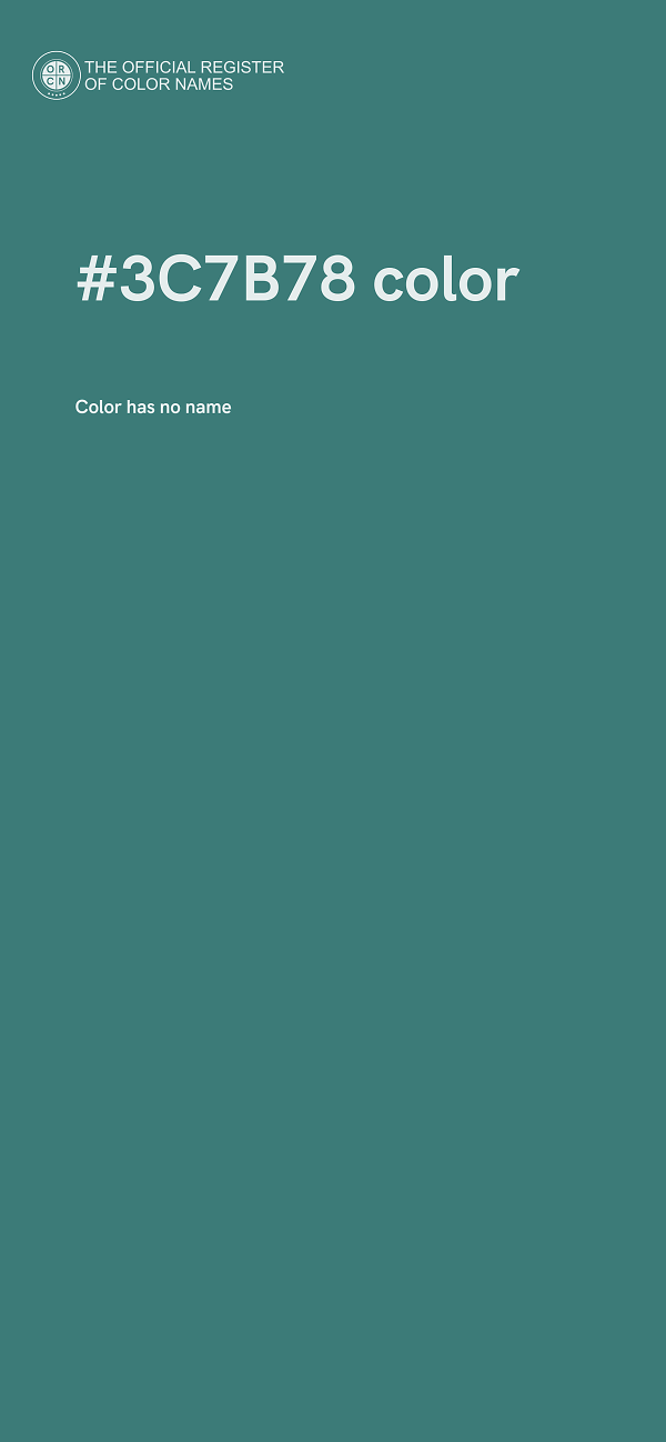 #3C7B78 color image