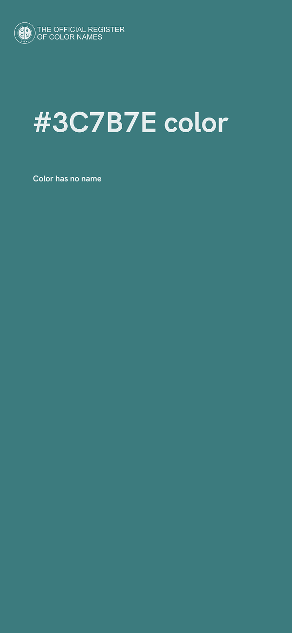 #3C7B7E color image