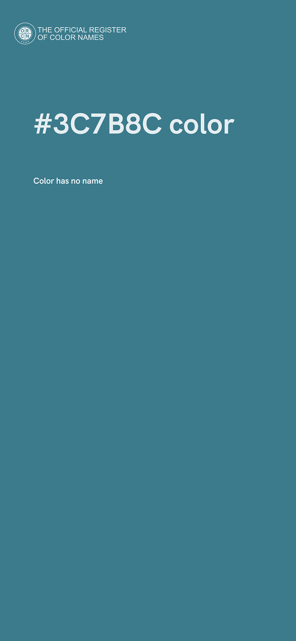 #3C7B8C color image